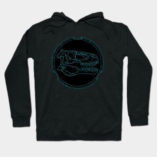 Daspletosaurus fossil skull Hoodie